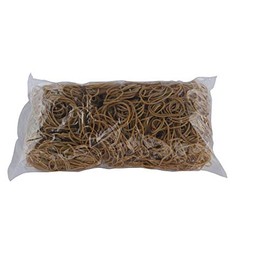 White Box 454G Size 16 Rubber Bands, brown|beige|grey