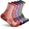 FEIDEER 5 Pairs Women's Hiking Walking Outdoor Recreation Socks Wicking