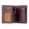 Visconti Tuscany 44 Secure RFID Blocking Genuine Leather Wallet Brown