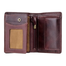 Visconti Tuscany 44 Secure RFID Blocking Genuine Leather Wallet Brown