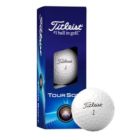 Titleist Golf Balls 24 TOUR SOFT 3P T4014S-3PJ Sleeve (Pack of 3) (White/FF/Men's)