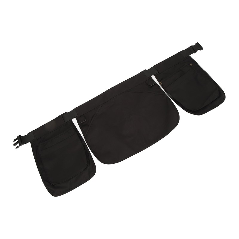 Apron Waist Cover with Plastic Buckle Multiple Pockets Server Aprons