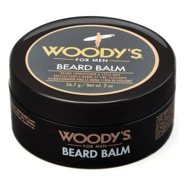 Bálsamo Para Barba 2 En 1 De Woody Para Hombres: Suavizante,