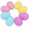 8Pcs Plastic Surprise Easter Eggs 5.7cm, Treat Filler Eggs, Multicolour
