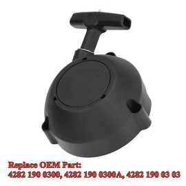 Wanotine Recoil Starter Assembly Pull Start 4282 190 0300 for Stihl BR500 BR550 BR600 Backpack Blowers 4282 190 0300A, 4282 190 0303