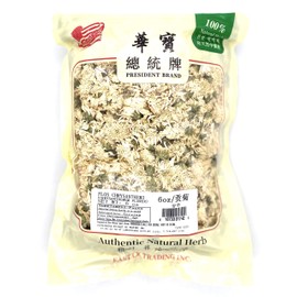 Greenlike Dried Chrysanthemum Flos Cbrysanthemi Flower 6oz 菊花 菊花茶 贡菊花