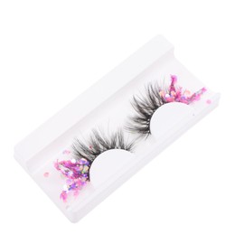 SAFIGLE 1 Pair Glitter Eyelashes for Women Faux Eyelash Extensions Vibrant Sequin Lashes for Stunning Eye Makeup for Parties Daily Wear Easy to Apply Comfortable Lightweight