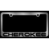 Jeep Chrome Jeep Cherokee Logo Premium Stainless Steel License Plate