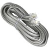1st Choice Telephone Line Cord Heavy Duty Silver Satin 4