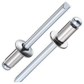 Wensilon (200Pcs) 3/16"x3/4" stainless steel blind pro Rivets,Steel handle and stainless steel mandrel