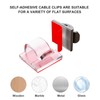 100pcs Cable Clips, Cable Holder, Cord Clips Wall, Under Table,
