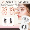 LASHVIEW Magnetic Eyelashes with Applicator, Soft Magnetic Lashes Natural Look