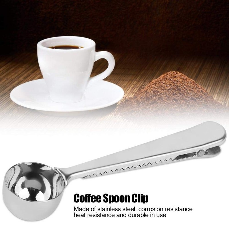 Jeffergarden Measuring Spoon Cuchara 2 en 1 de acero inoxidable