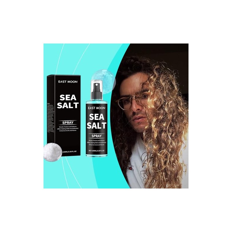 Spray Volume Maximizer, Spray de sal marina para el cabello,