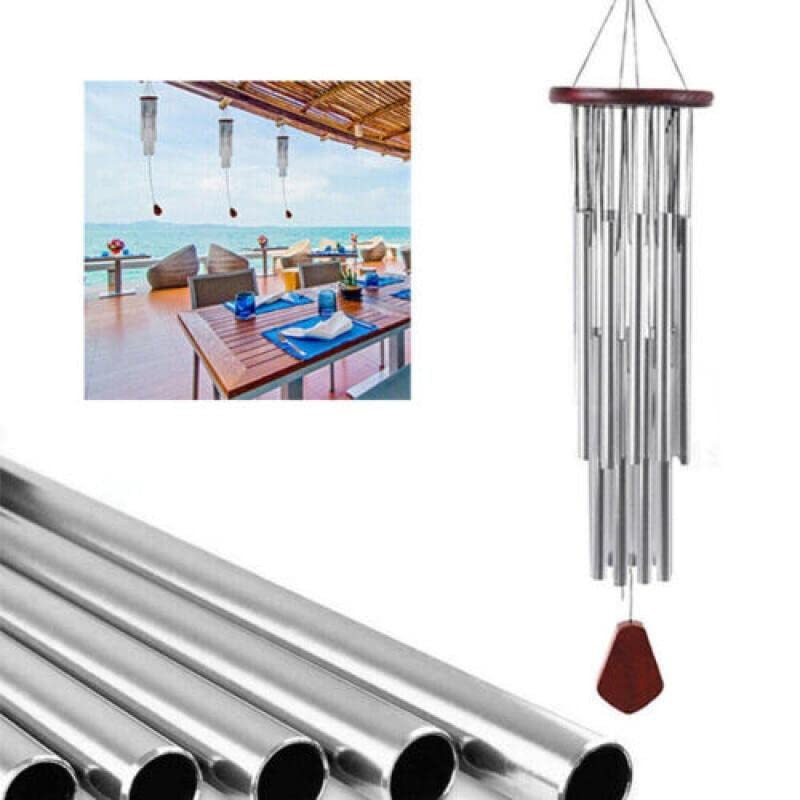 AIMALL Large Deep Tone Windchime Chapel Bell Wind Chimes Outdoor