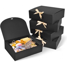 Paquete de 5 Cajas de Regalo para San Valentín, Cajas de Regalo de Papel Elegantes, Cajas para Regalos de Dulces y Sorpresas, Ideal para Pareja, Novia, Esposa y Detalles Románticos