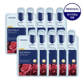 Mediheal Derma Plus Nourishing Lifting Camellia Mask 10 Sheets / 메디힐 더마플러스 영양리프팅 동백 마스크 10매