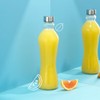JoyJolt - Juego de 2 botellas de agua de vidrio,