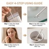400Pcs White Eyelash Extensions Micro Applicator Brushes