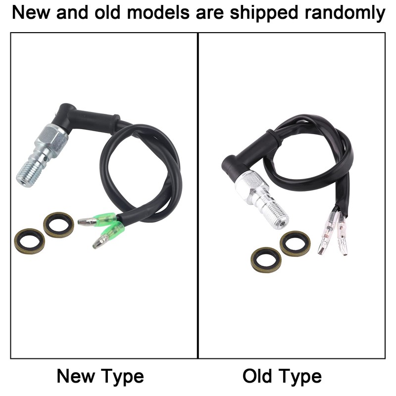 Qiilu Hydraulic Brake Switch Motorcycle Hydraulic Brake Switch Curved Head