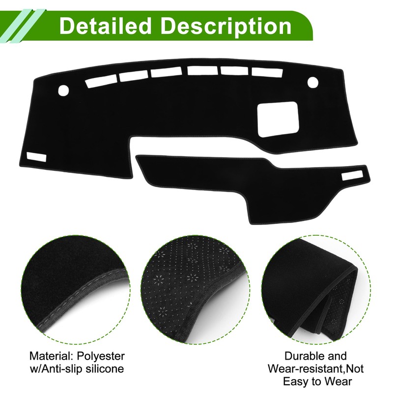 HOPESPANNER Compatible with Suzuki Solio Dashboard Mat Car Dashboard Cover