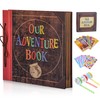 LINKEDWIN 12x12 Inch Our Adventure Book Scrapbook Album, 60 Pages
