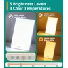 Sotipevs Light Therapy Lamp, 15,000 Lux Sunlight Lamp, Adjustable Brightness