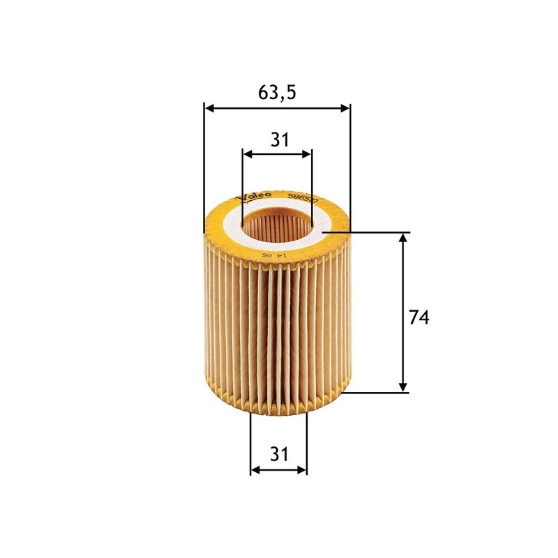 Valeo 586510 Oil Filter