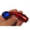 Aluminium Fitting 90Á Connector in AN6, Dash6, D-06, 9/16 Inch