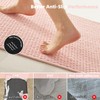Bathroom Rugs Non Slip Washable, Super Absorbent Thin Bath Mat