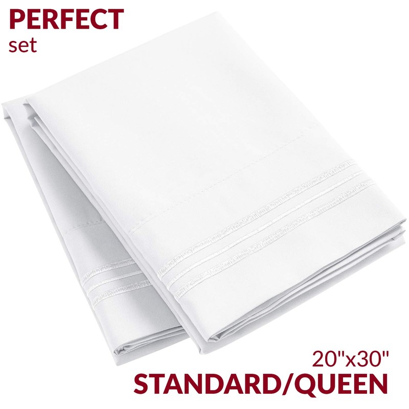 Mellanni Pillow Cases - Luxury, Extra Soft, Cooling Pillow Covers