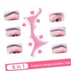 Vaguelly Eyebrow Templates for Women Brow Stencil Makeup Tool Easy