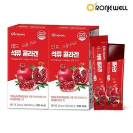 Roniwell [Half Club] Roniwell Red Pomegranate Collagen 20g x 15 packets 1+1 2 total 30 packets family health school gift 999 / [하프클럽]로니웰 레드 석류 콜라겐 20g x 15포 1+1 총2개 총30포 가족건강 학교 선물 999
