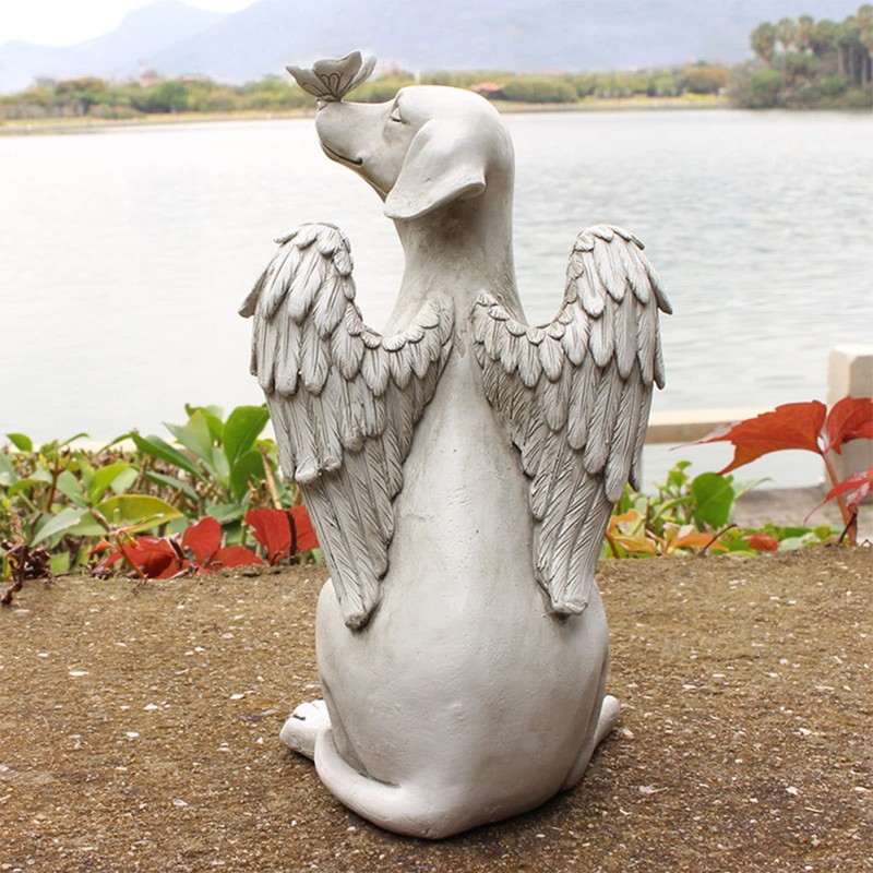 Estatua de ángel de Perro, Estatua de ángel de Perro