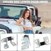 Driver Side Left Front Lower Door Hinge, Compatible with 2013-2024
