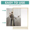 PBF 8.5x11 Acrylic Picture Frame Display Stand | Vertical Clear