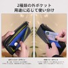 VISOUL Wallet Genuine Leather Bill Compartment, Card Coin Purse, 2-fold,