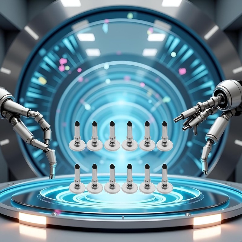 12 Pcs Silver Universal Replacement Stylus Pen Tips Precision Round