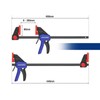WORKPRO 12" Clamps for Woodworking 2-Pack, Quick-Release Wood Clamps/Spreader Light