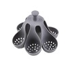 Silicone Egg Boiler Rack, Freestanding Egg Boiler Holder with 6