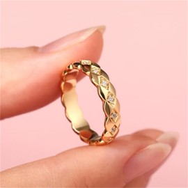 Jeulia Sterling Silver Carved Flower and Leaf Engagement Ring, Unique Cubic Zirconia Ring for Women, Engagement Ring, Jewelry, Gift, Sterling Silver