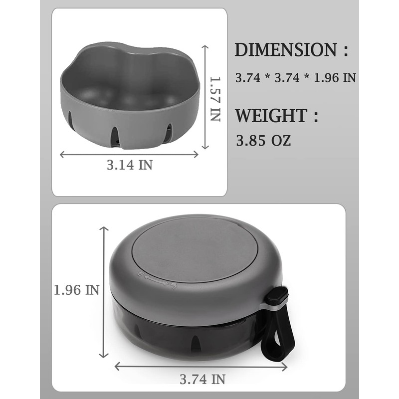 Denture Case, Definitely No-Leak Denture Bath Box for Traveling Perfectly,