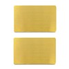 EdisonBrain NFC Cards, Stainless Steel, NTAG215, Built-in Chip, 504 Bytes,