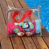 Lakymisy Cute Pool Bag, Clear, Vinyl Back, Large Capacity, INS,