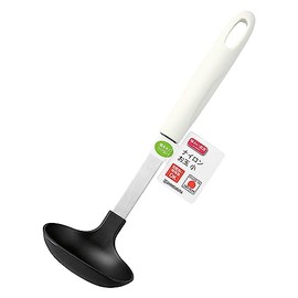 Shimomura Industry ANO-245 Niigata Tsubame Sanjo, Made in Japan, Nylon Ladle, Small, White