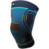 HYRS Rodillera Elástica Antideslizante Compresión Ejercicio Unisex Azul TCH