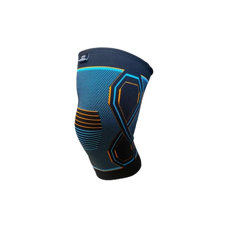 HYRS Rodillera Elástica Antideslizante Compresión Ejercicio Unisex Azul TCH