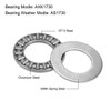 sourcing map AXK1730 Thrust Needle Roller Bearings with Washers 17mm