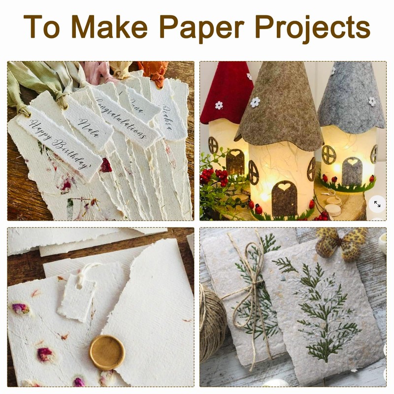 sourcing map Paper Making Screen Wooden Paper Making 7.1 x