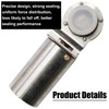 HQHAOTWU Tri Clamp Sanitary Pneumatic Actuator Butterfly Value Stainless Steel